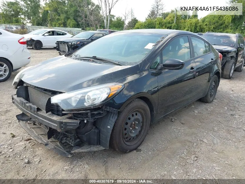 KNAFK4A61F5436086 2015 Kia Forte Lx