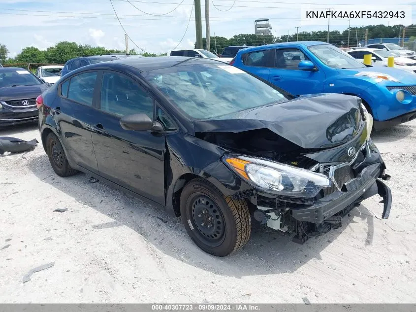 2015 Kia Forte Lx VIN: KNAFK4A6XF5432943 Lot: 40307723