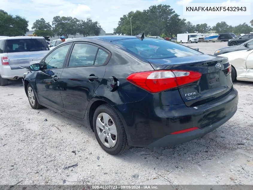 2015 Kia Forte Lx VIN: KNAFK4A6XF5432943 Lot: 40307723