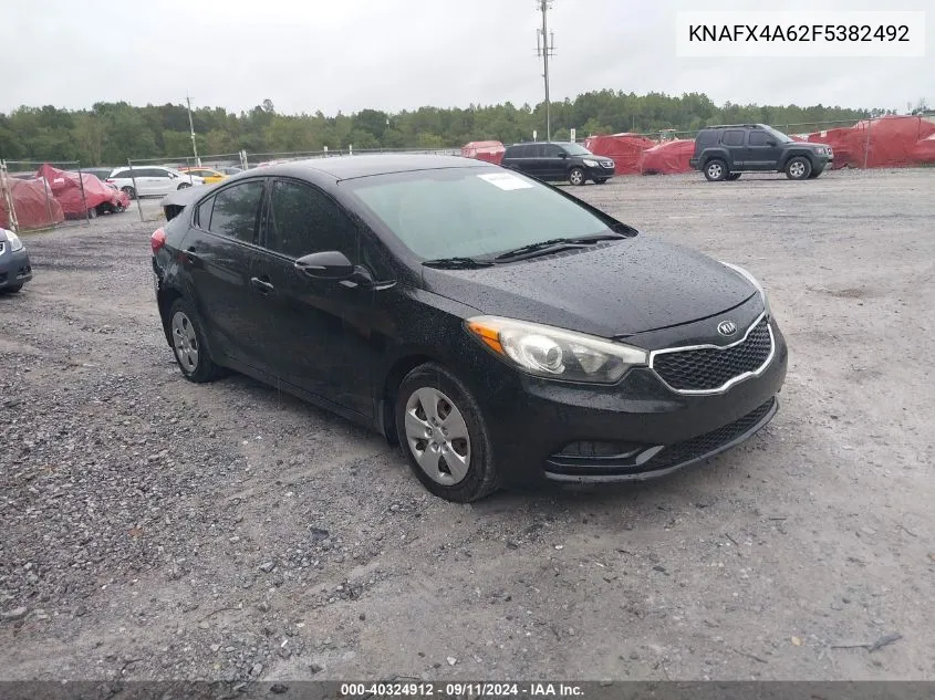 KNAFX4A62F5382492 2015 Kia Forte Lx