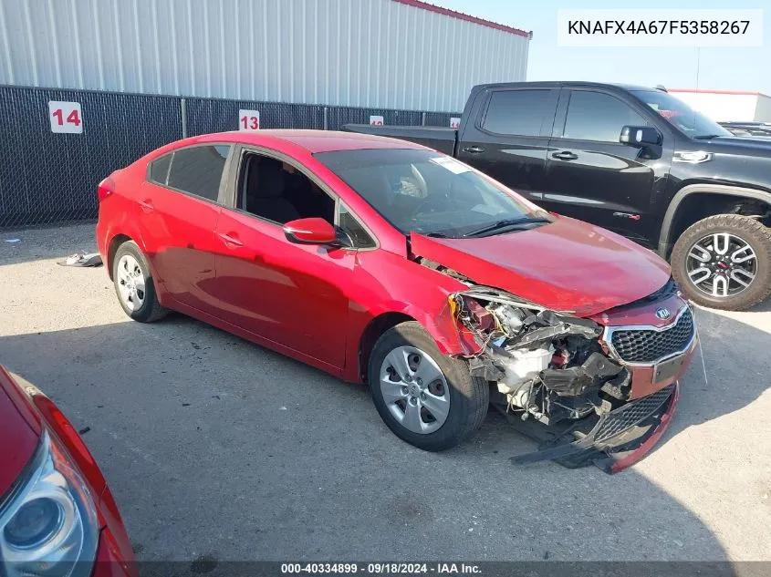 KNAFX4A67F5358267 2015 Kia Forte Lx