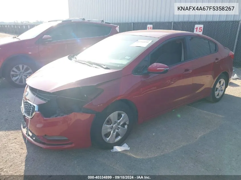 KNAFX4A67F5358267 2015 Kia Forte Lx