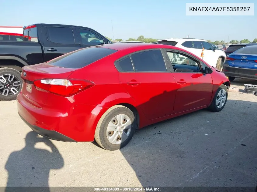 KNAFX4A67F5358267 2015 Kia Forte Lx