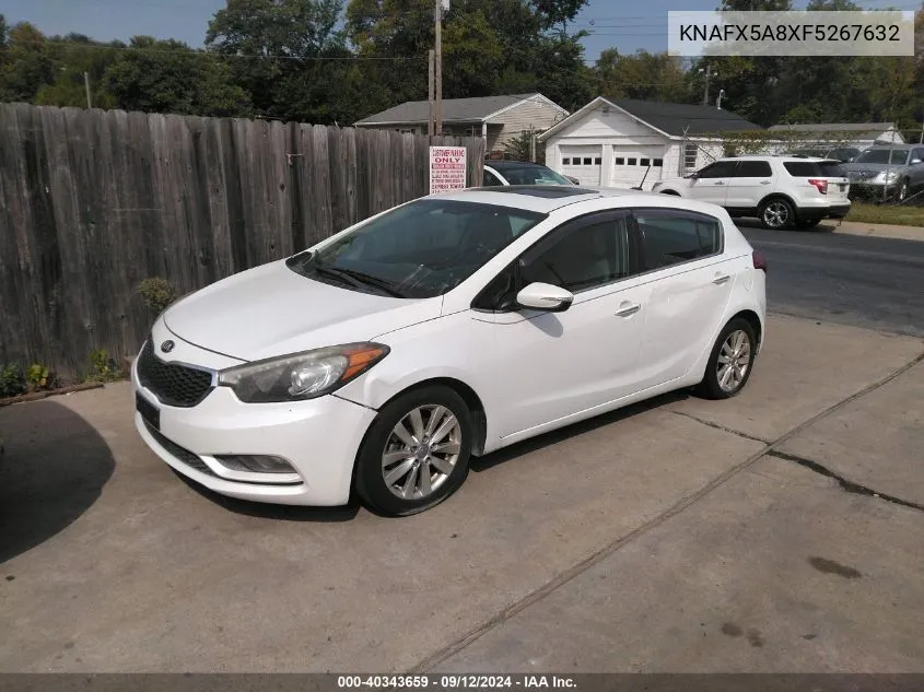 2015 Kia Forte Ex VIN: KNAFX5A8XF5267632 Lot: 40343659