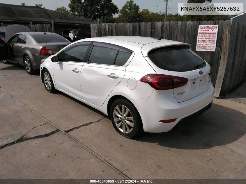 2015 Kia Forte Ex VIN: KNAFX5A8XF5267632 Lot: 40343659