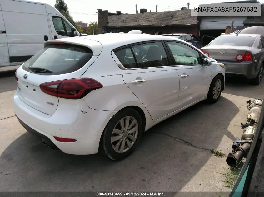 2015 Kia Forte Ex VIN: KNAFX5A8XF5267632 Lot: 40343659