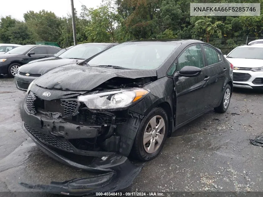 2015 Kia Forte Lx VIN: KNAFK4A66F5285746 Lot: 40348413