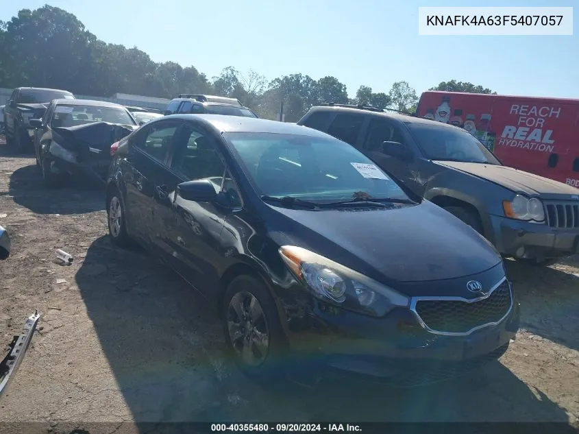 KNAFK4A63F5407057 2015 Kia Forte Lx