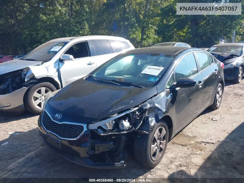 KNAFK4A63F5407057 2015 Kia Forte Lx