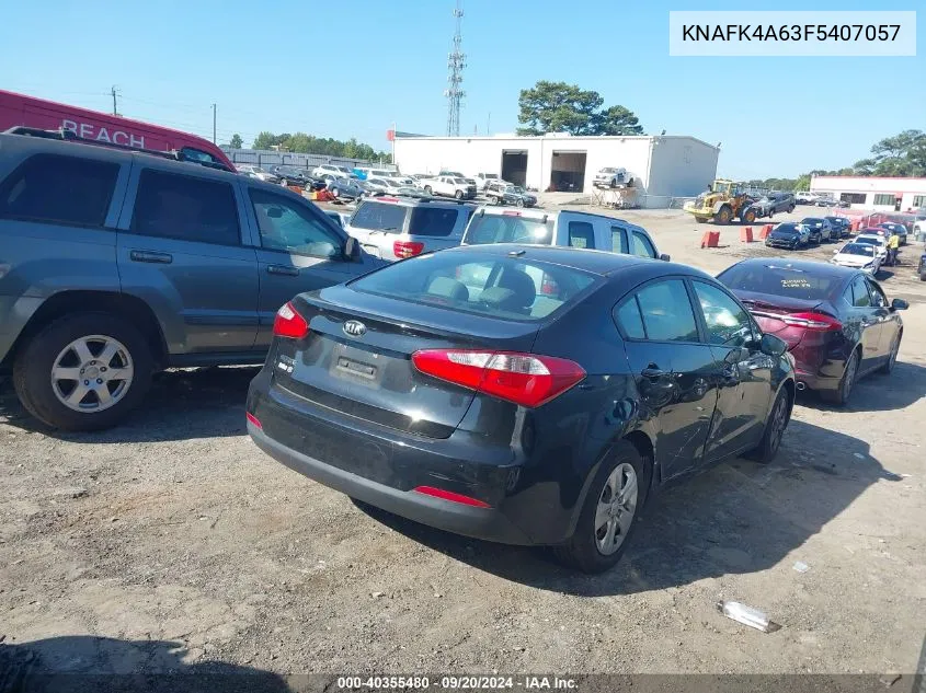 KNAFK4A63F5407057 2015 Kia Forte Lx