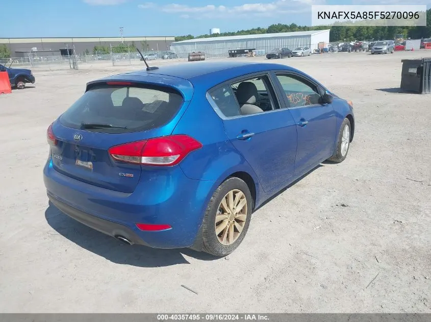 KNAFX5A85F5270096 2015 Kia Forte Ex