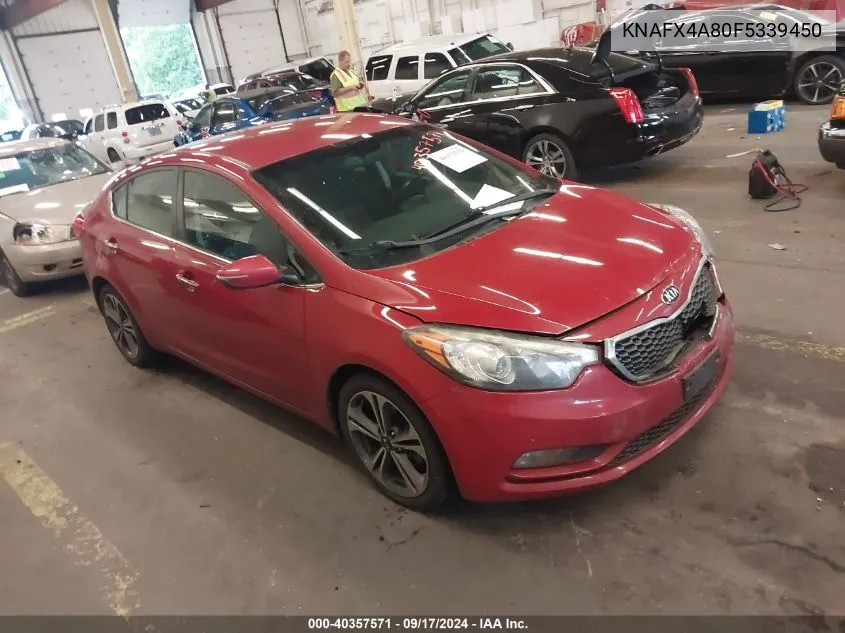 2015 Kia Forte Ex VIN: KNAFX4A80F5339450 Lot: 40357571