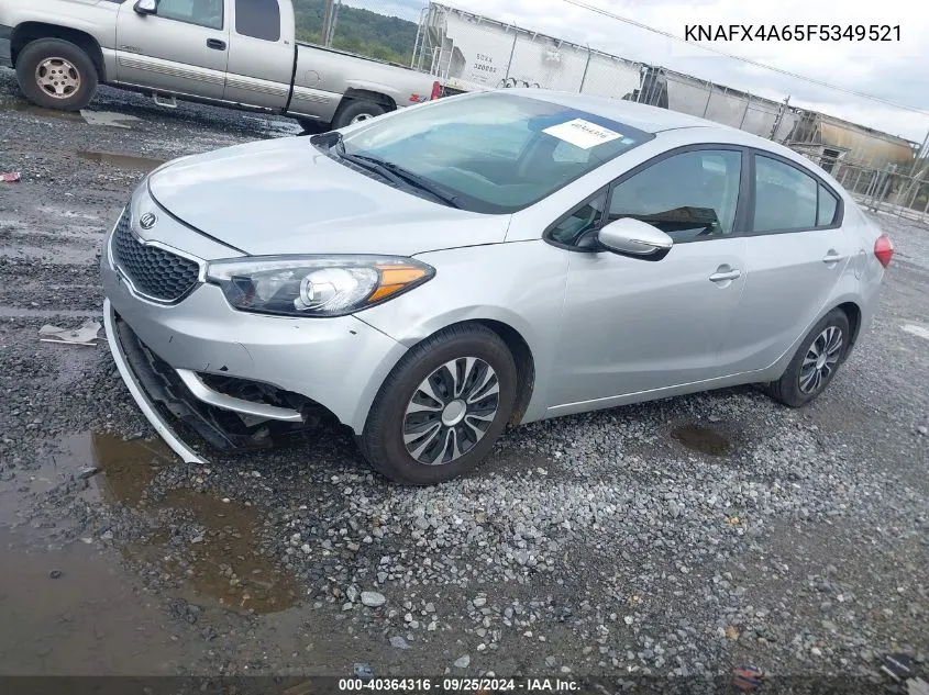 KNAFX4A65F5349521 2015 Kia Forte Lx