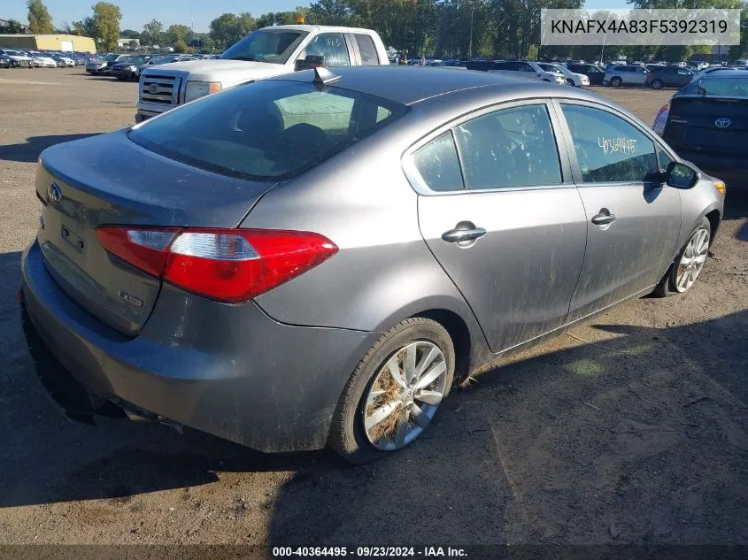 KNAFX4A83F5392319 2015 Kia Forte Ex