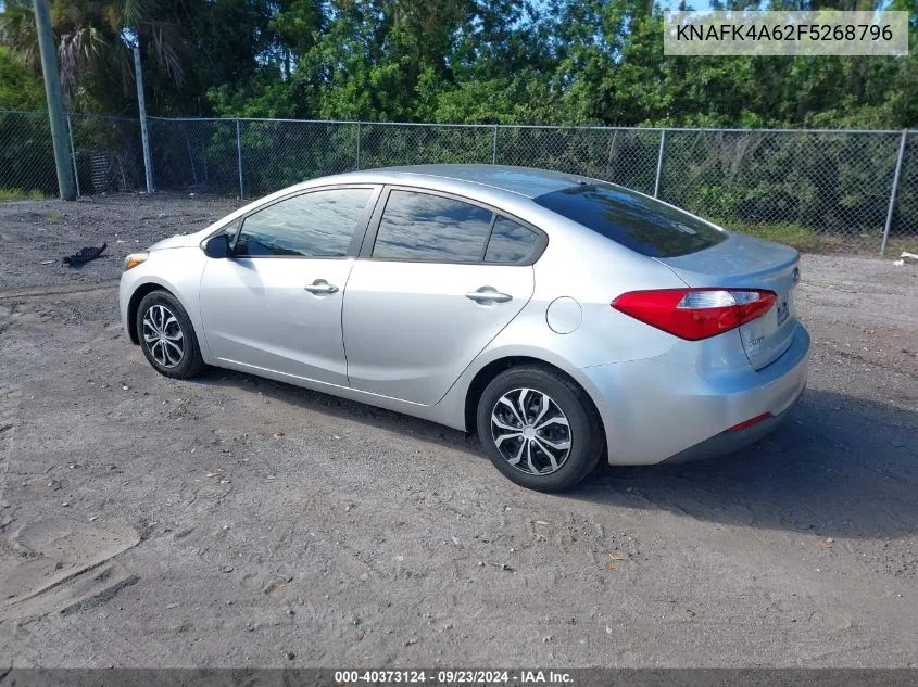 2015 Kia Forte Lx VIN: KNAFK4A62F5268796 Lot: 40373124