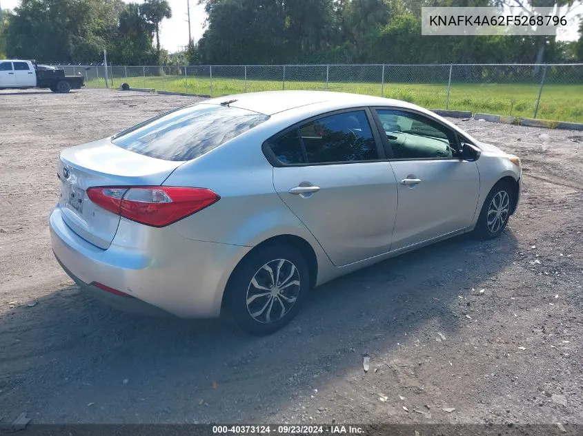 KNAFK4A62F5268796 2015 Kia Forte Lx