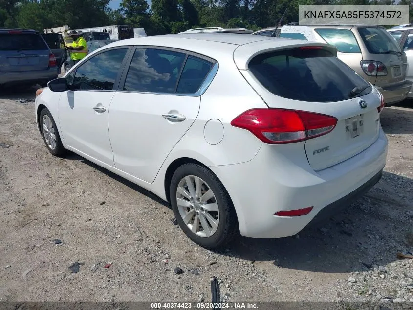 KNAFX5A85F5374572 2015 Kia Forte Ex