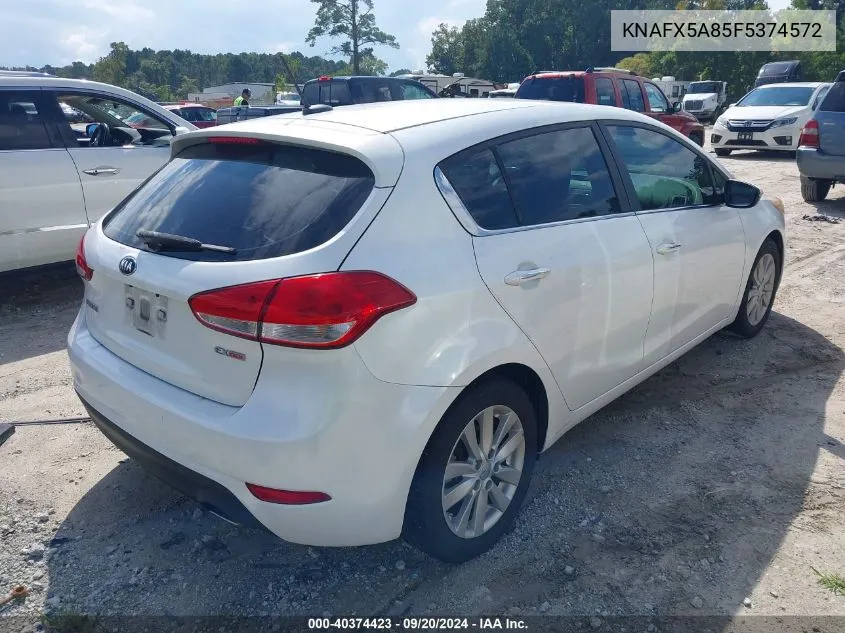 KNAFX5A85F5374572 2015 Kia Forte Ex