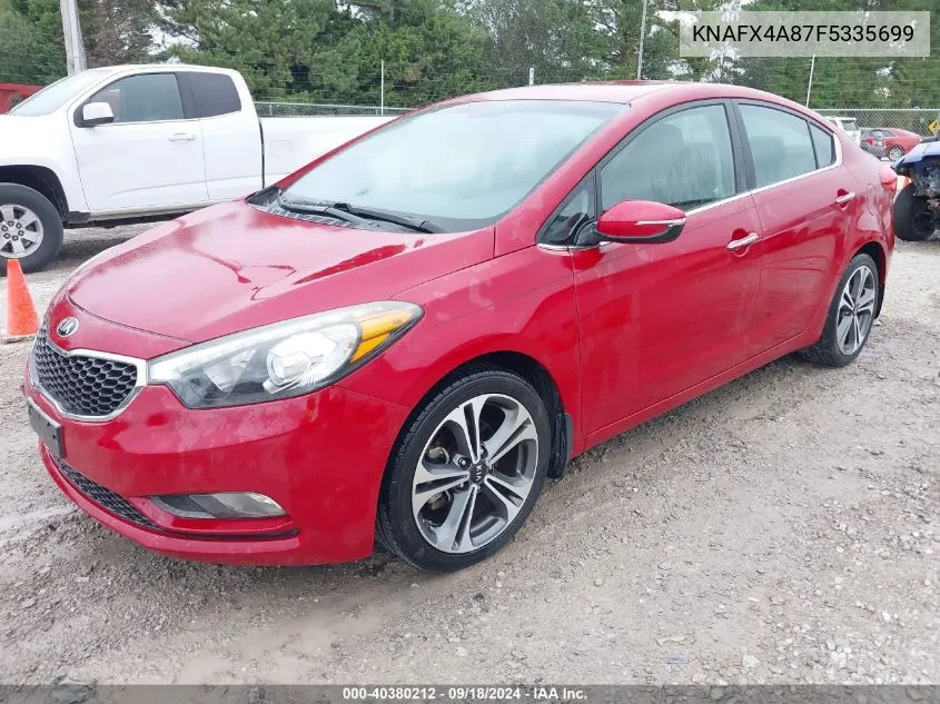 KNAFX4A87F5335699 2015 Kia Forte Ex