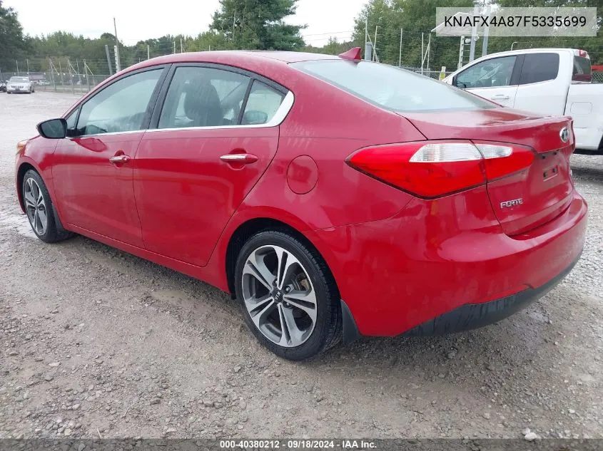 KNAFX4A87F5335699 2015 Kia Forte Ex