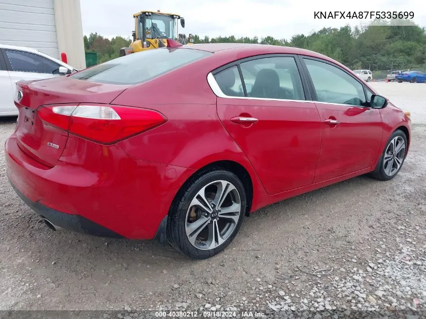 KNAFX4A87F5335699 2015 Kia Forte Ex