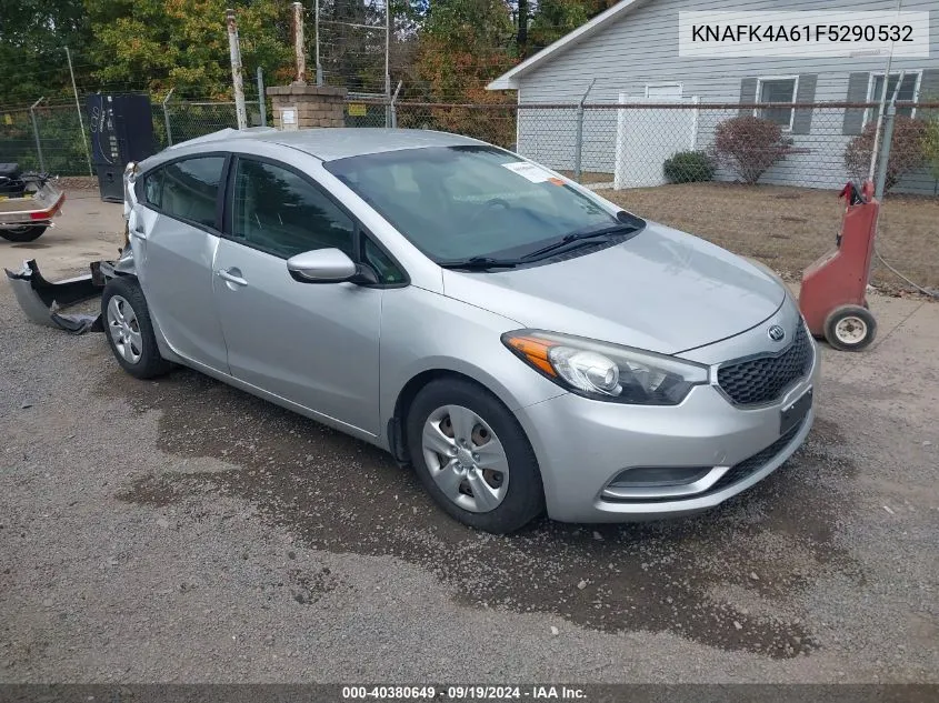 2015 Kia Forte Lx VIN: KNAFK4A61F5290532 Lot: 40380649