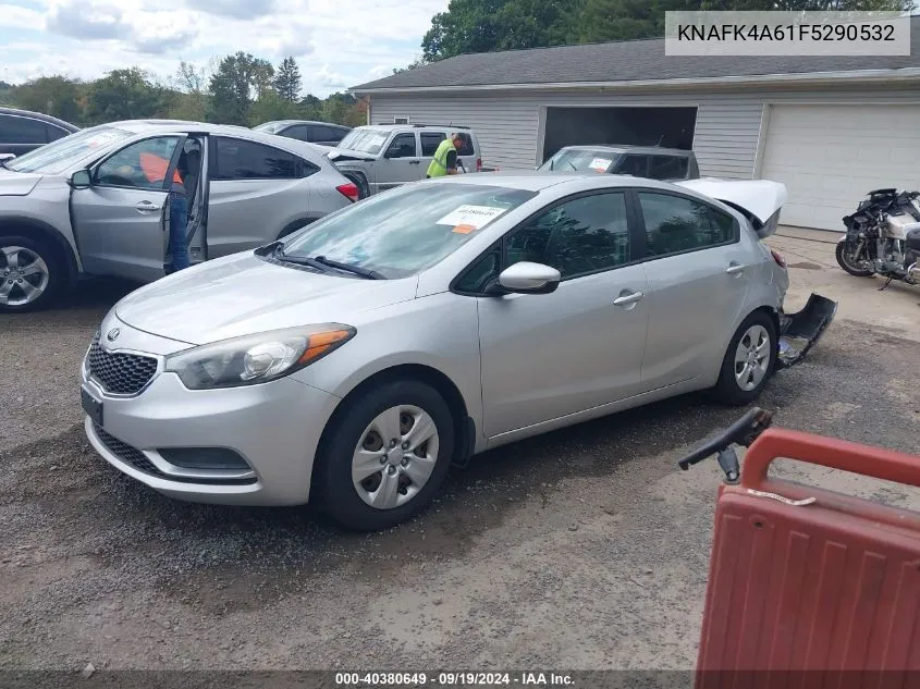 2015 Kia Forte Lx VIN: KNAFK4A61F5290532 Lot: 40380649