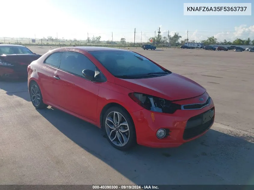 2015 Kia Forte Koup Sx VIN: KNAFZ6A35F5363737 Lot: 40390300