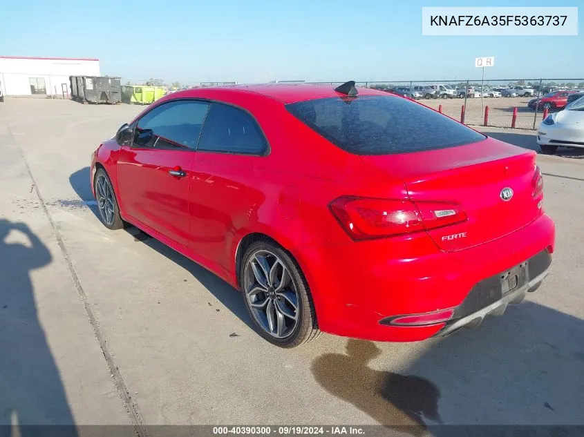 KNAFZ6A35F5363737 2015 Kia Forte Koup Sx