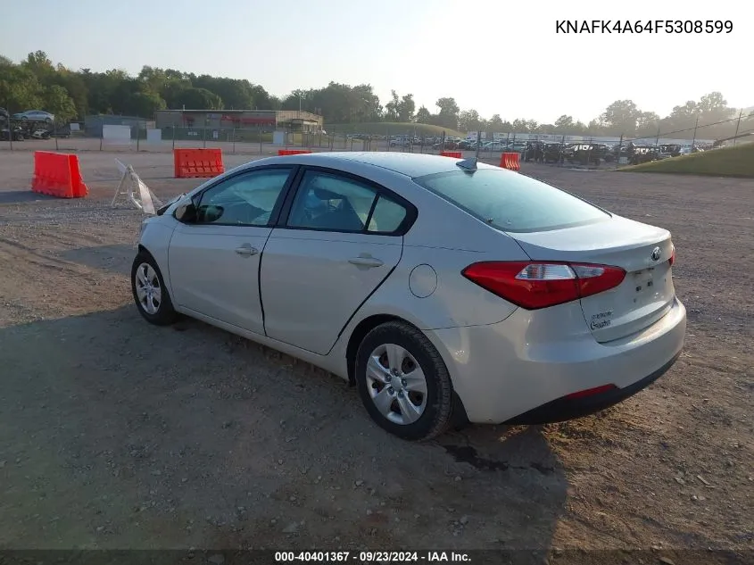 KNAFK4A64F5308599 2015 Kia Forte Lx