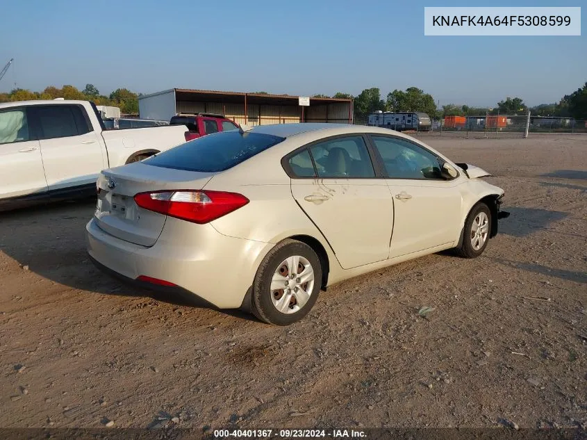 KNAFK4A64F5308599 2015 Kia Forte Lx