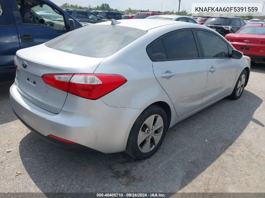 2015 Kia Forte Lx VIN: KNAFK4A60F5391559 Lot: 40405710