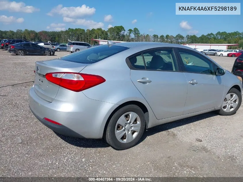 KNAFK4A6XF5298189 2015 Kia Forte Lx