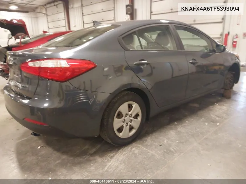 2015 Kia Forte Lx VIN: KNAFX4A61F5393094 Lot: 40410611