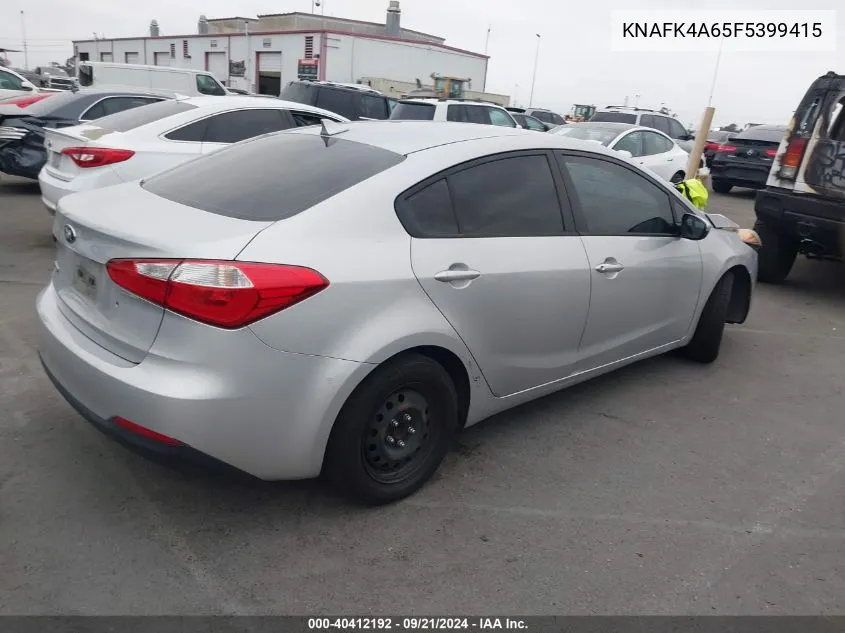 KNAFK4A65F5399415 2015 Kia Forte Lx