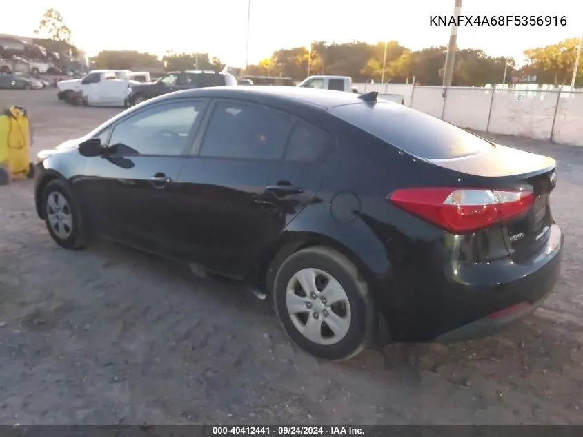 KNAFX4A68F5356916 2015 Kia Forte Lx