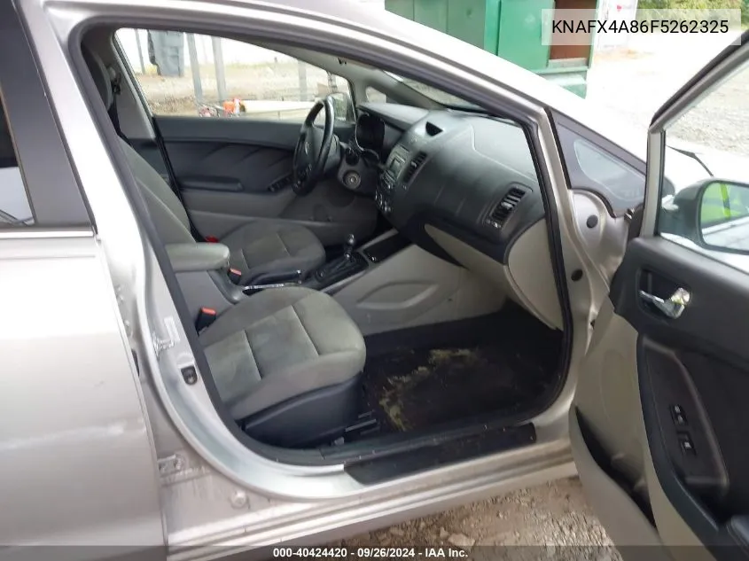 KNAFX4A86F5262325 2015 Kia Forte Ex