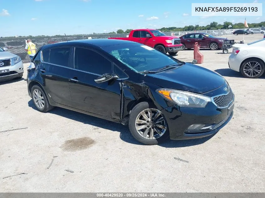 2015 Kia Forte Ex VIN: KNAFX5A89F5269193 Lot: 40429520