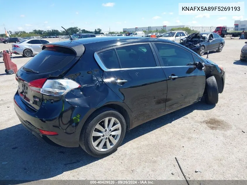 2015 Kia Forte Ex VIN: KNAFX5A89F5269193 Lot: 40429520