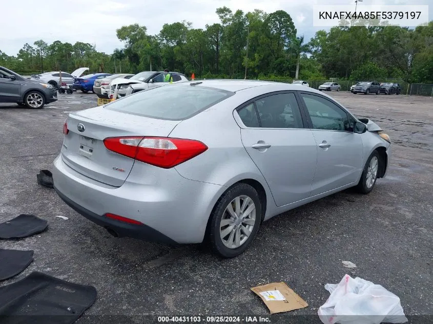 2015 Kia Forte Ex VIN: KNAFX4A85F5379197 Lot: 40431103