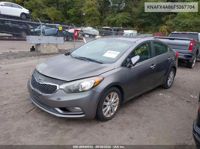 2015 Kia Forte Ex VIN: KNAFX4A86F5267704 Lot: 40445034