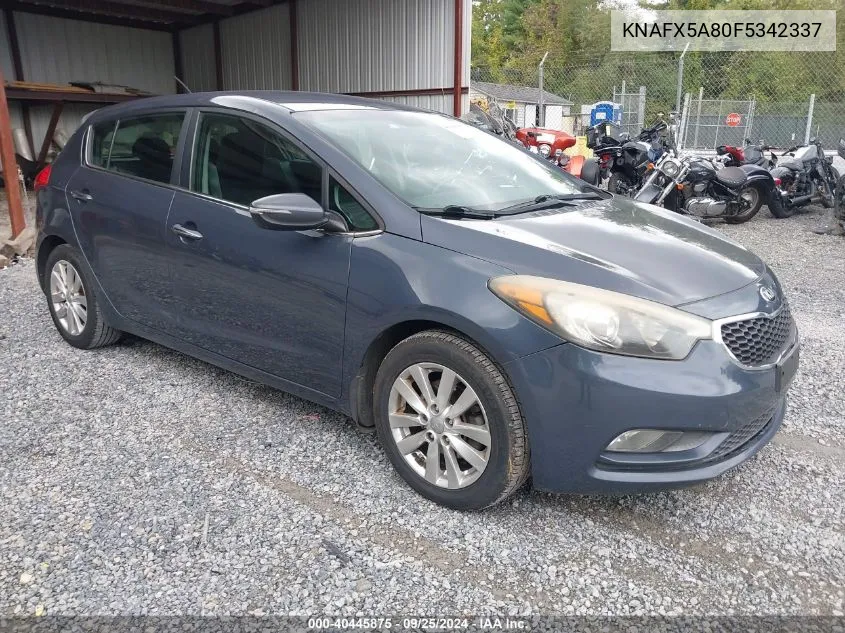 2015 Kia Forte Ex VIN: KNAFX5A80F5342337 Lot: 40445875