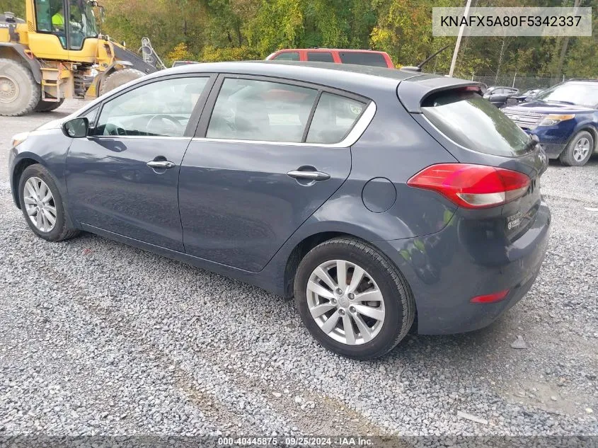 KNAFX5A80F5342337 2015 Kia Forte Ex