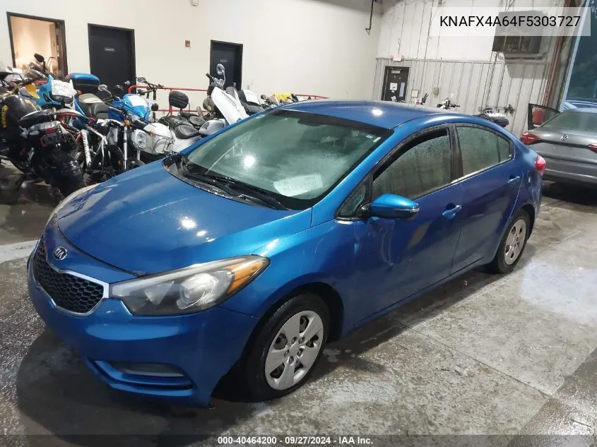 2015 Kia Forte Lx VIN: KNAFX4A64F5303727 Lot: 40464200