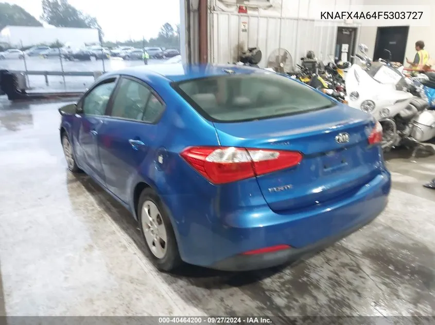 KNAFX4A64F5303727 2015 Kia Forte Lx