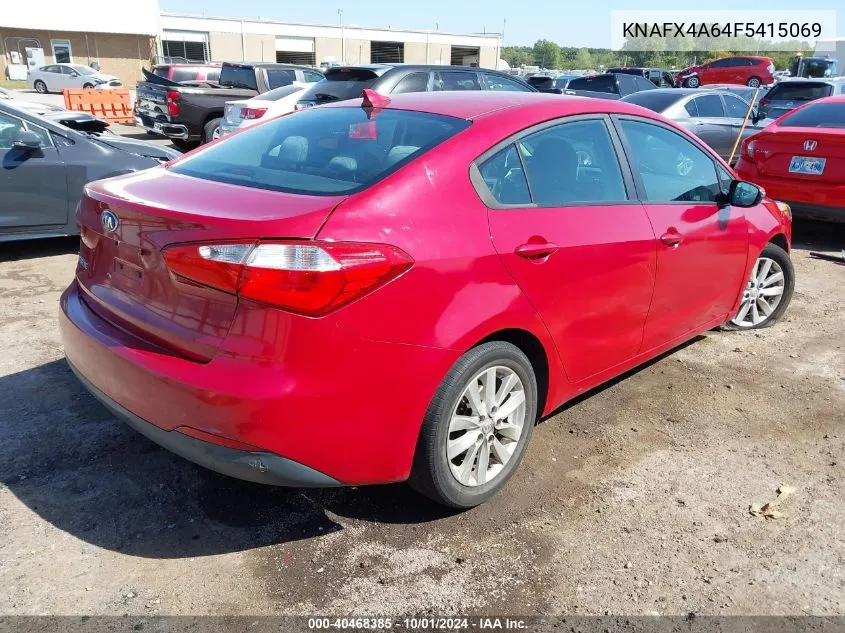 2015 Kia Forte Lx VIN: KNAFX4A64F5415069 Lot: 40468385