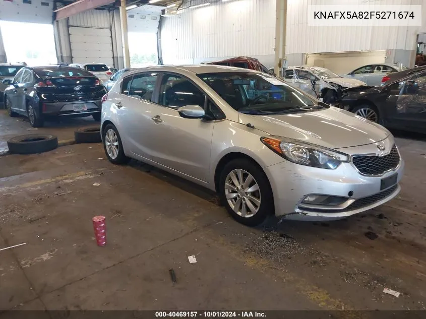 2015 Kia Forte Ex VIN: KNAFX5A82F5271674 Lot: 40469157