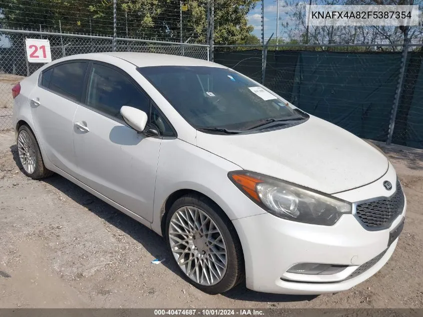 KNAFX4A82F5387354 2015 Kia Forte Ex