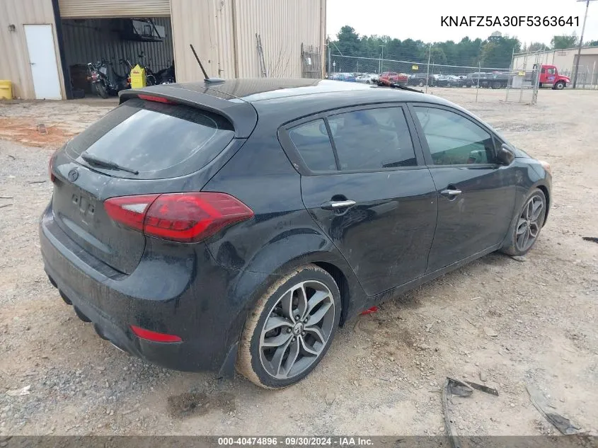 KNAFZ5A30F5363641 2015 Kia Forte Sx