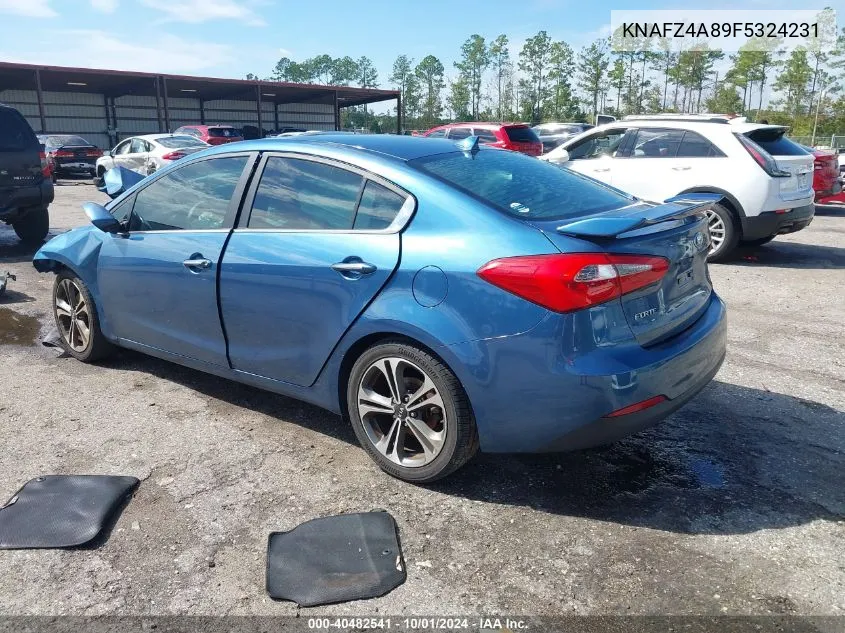 2015 Kia Forte Ex VIN: KNAFZ4A89F5324231 Lot: 40482541